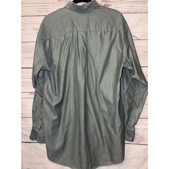 Jos.A.Bank Gray Mens Button Up Sz M - Picture 6 of 9